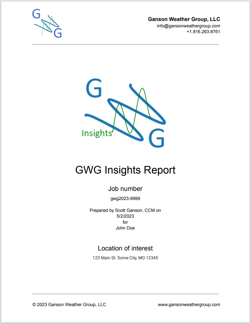 GWG Insights (One-page Report)