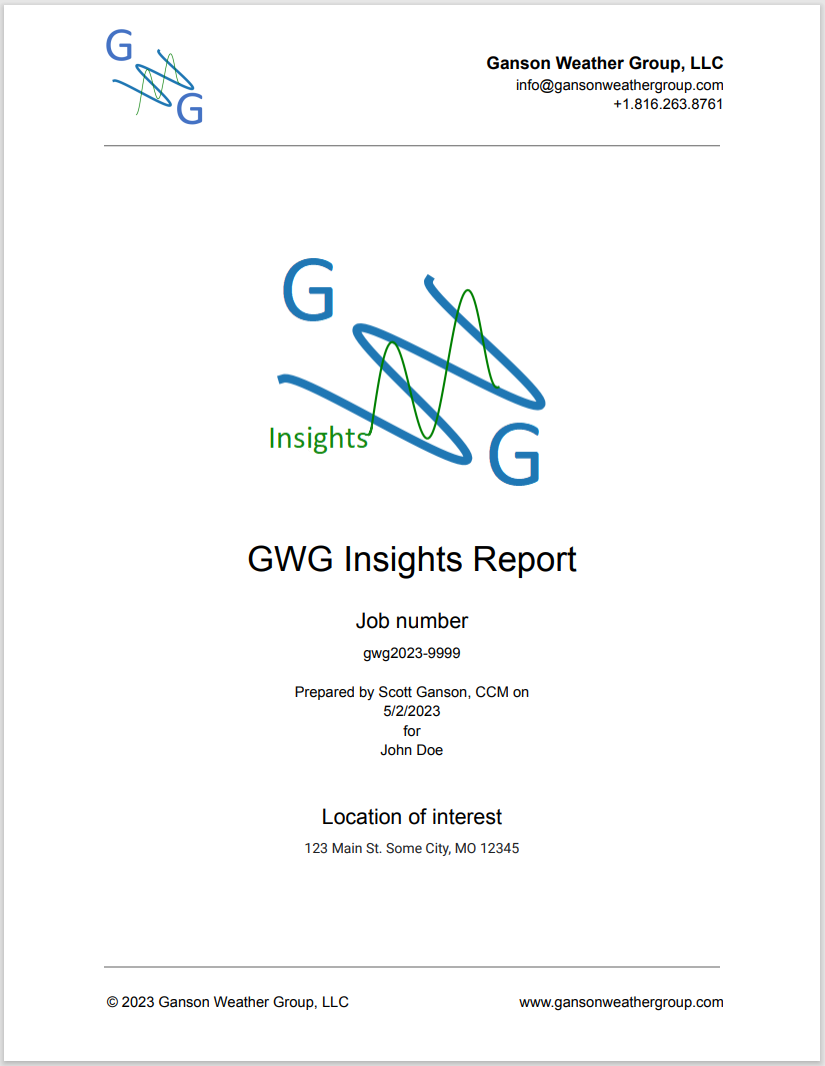 GWG Insights (One-page Report) - Addendum