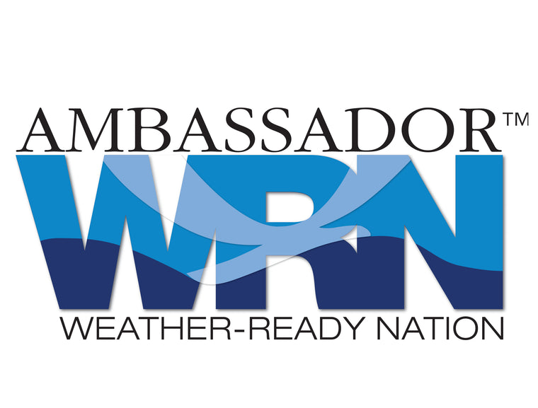Weather-Ready Nation Ambassador™ and the Weather-Ready Nation Ambassador™ logo are trademarks of the U.S. Department of Commerce, National Oceanic and Atmospheric Administration, used with permission.